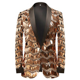 Golden Glimmer Ripple Jacket